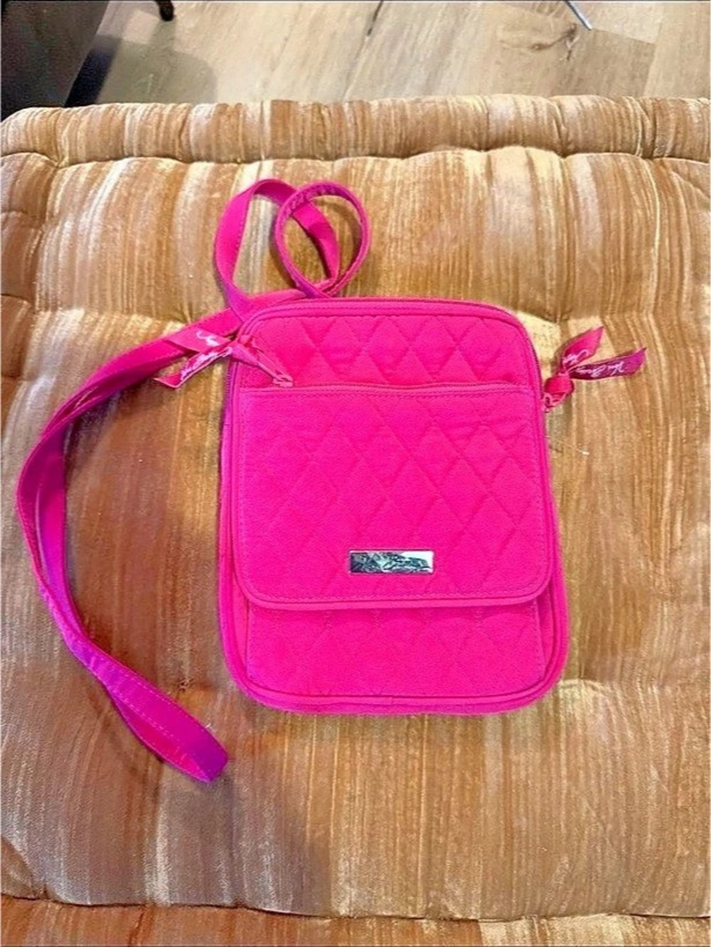 Vera Bradley Quilted Crossbody Bag in Pink